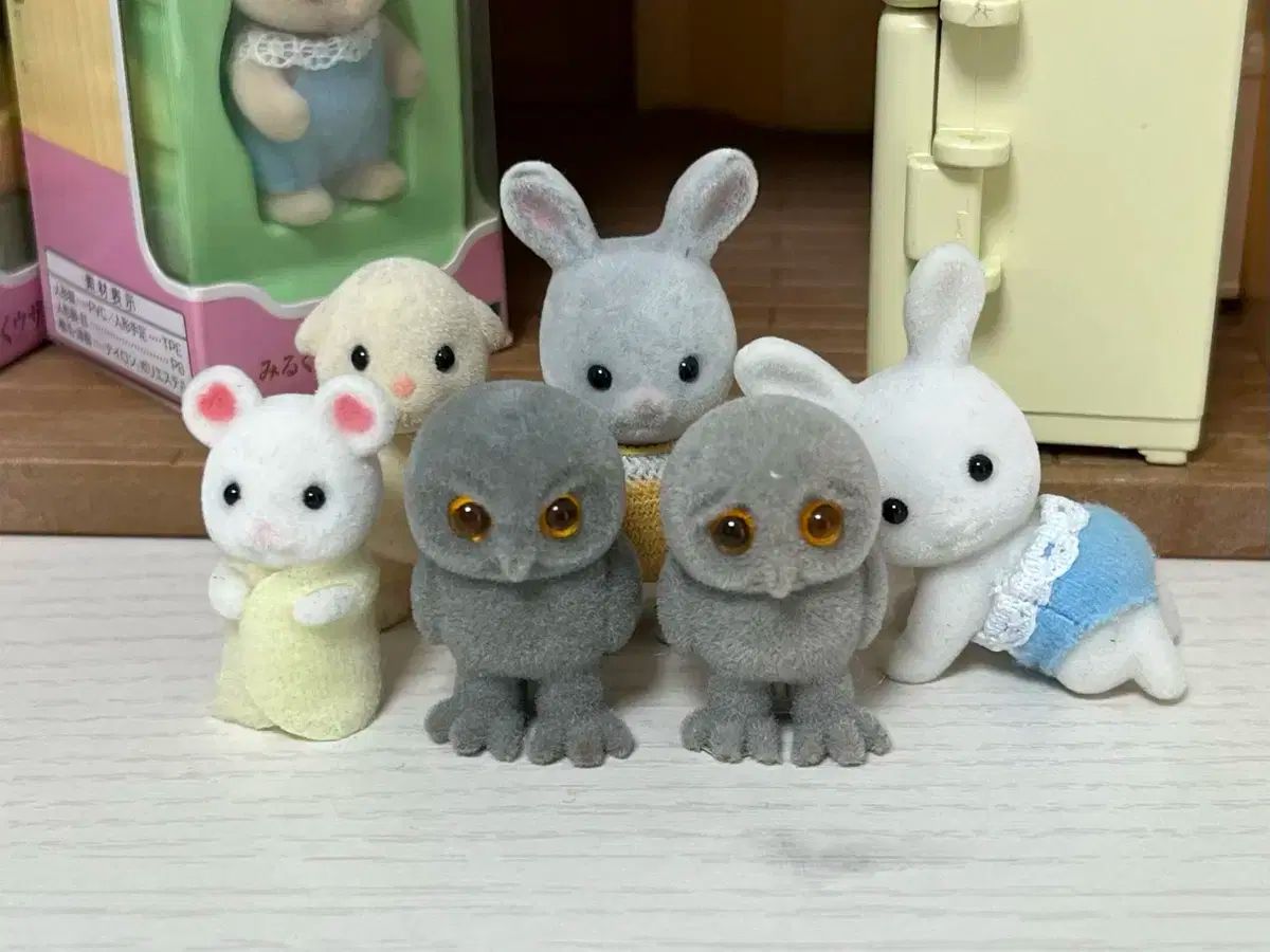 シルバニアファミリー フクロウ コットンラビット ヤギ ネズミ スノーバニー