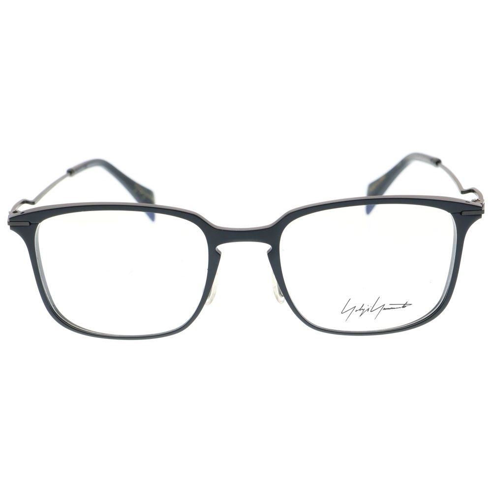 Yohji Yamamoto POUR HOMME ヨウジヤマモト プールオム スクエアシェイプ 変形テンプル 眼鏡 サングラス アイウェア ブラック YY3029 002