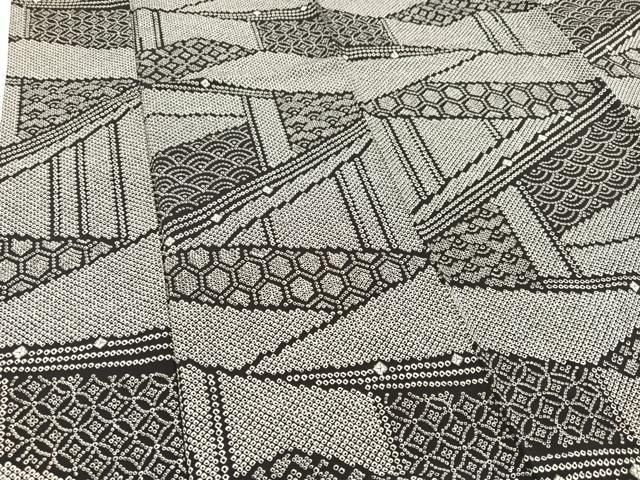 平和屋着物□上質な小紋 吉祥文 黒地 正絹 逸品 AAAY4155ph - メルカリ 