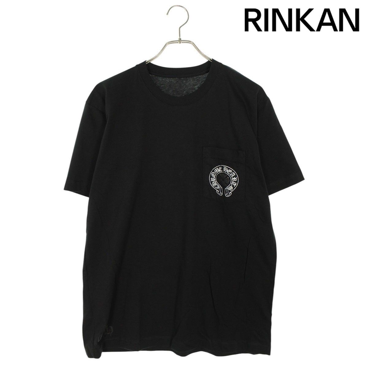 美品】クロムハーツ ホースシュー ブラック メンズ Tシャツ L 【公式通販】