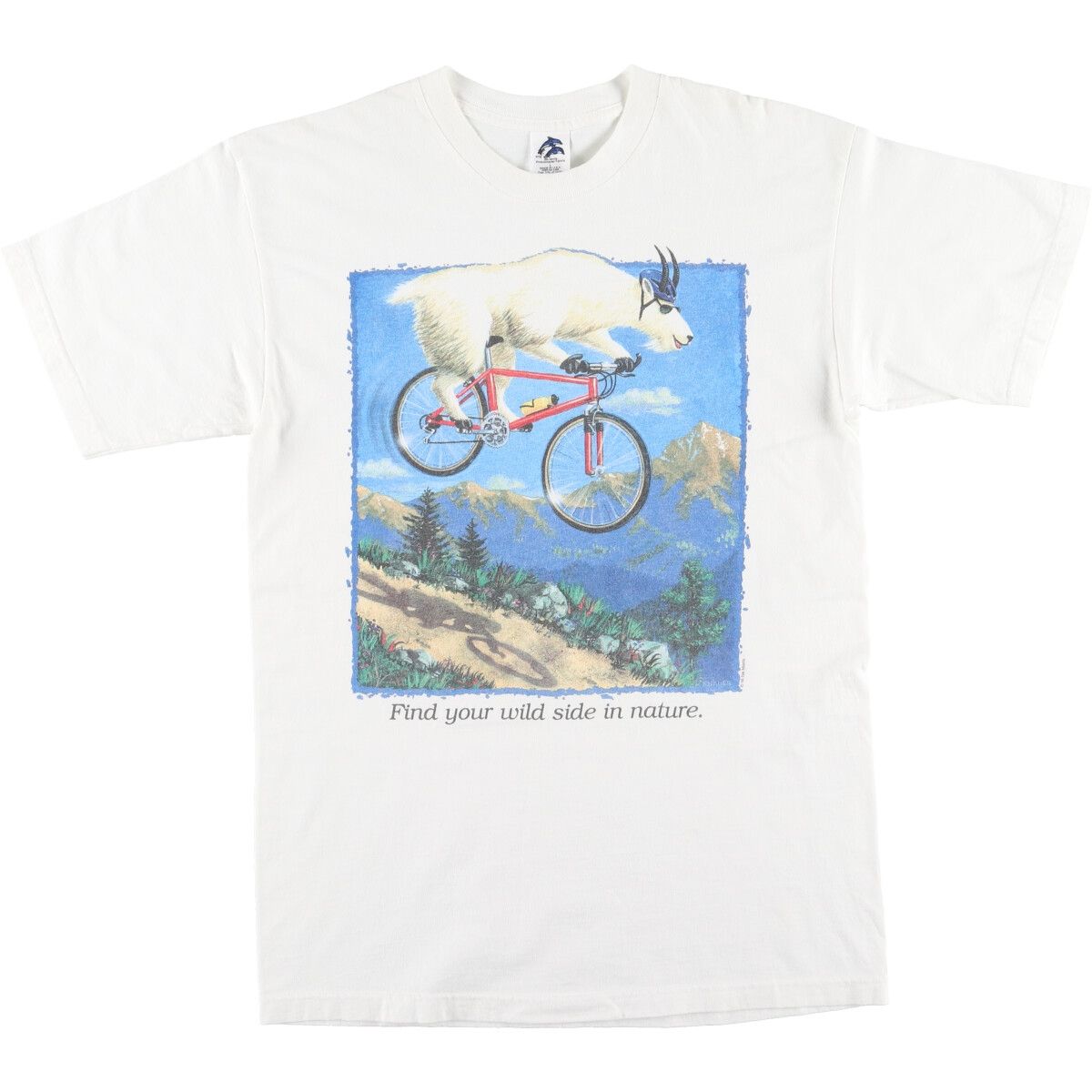 古着 90年代 JIM MORRIS プリントTシャツ USA製 メンズL ヴィンテージ 