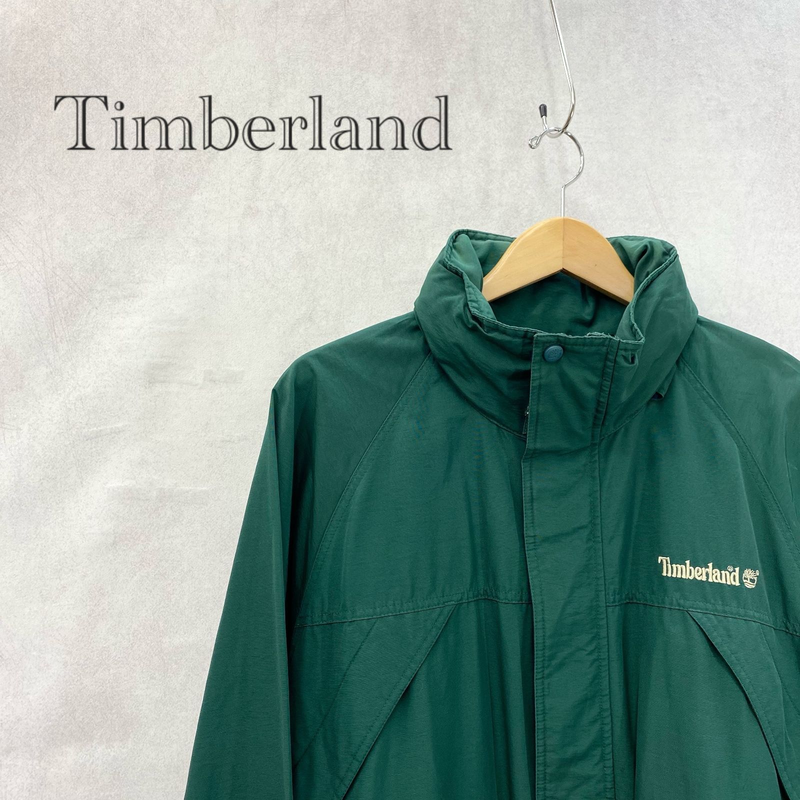 Timberland ナイロン マウンテン ジャケット 5938 アウター L グリーン