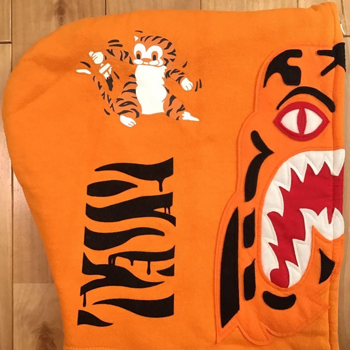 ☆初期☆ タイガー パーカー Sサイズ orange tiger full zip hoodie a
