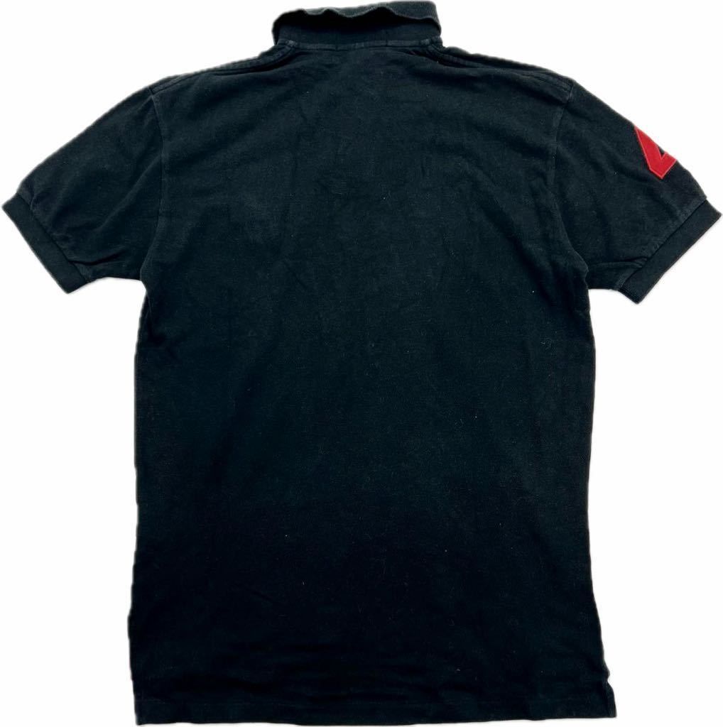 POLO RALPH LAUREN ☆ ビッグポニー カラー刺繍◎ ブラック ポロシャツ