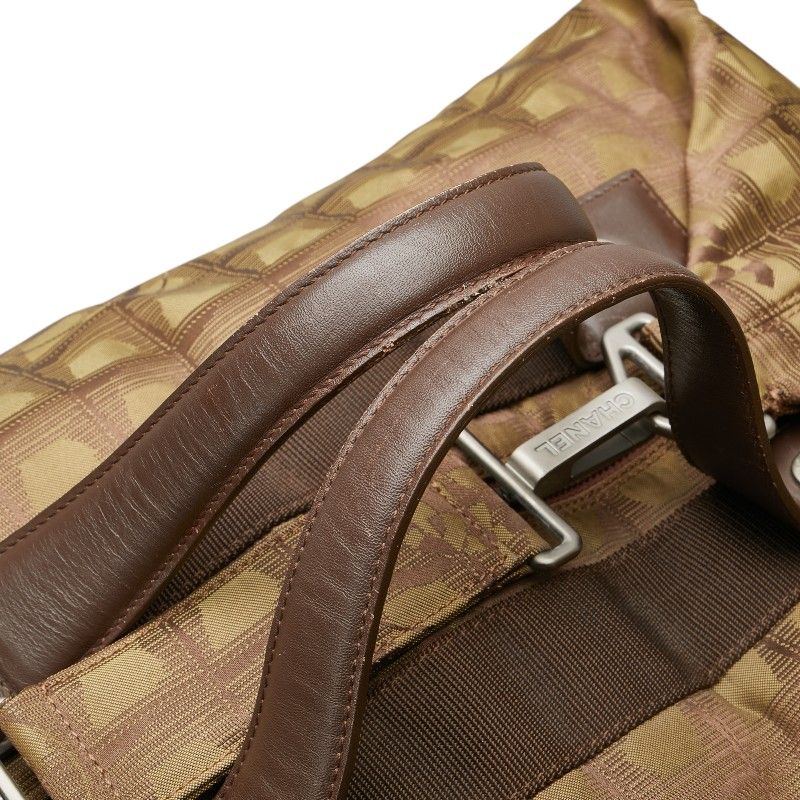 シャネル ニュートラベルライン ボストンバッグ ショルダーバッグ 2WAY カーキ ナイロン レザー レディース CHANEL【1-0194709】  - メルカリ