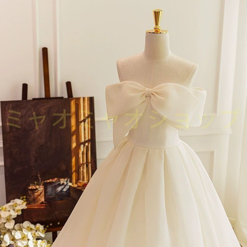 花嫁ロングドレス ワンピース結婚式
