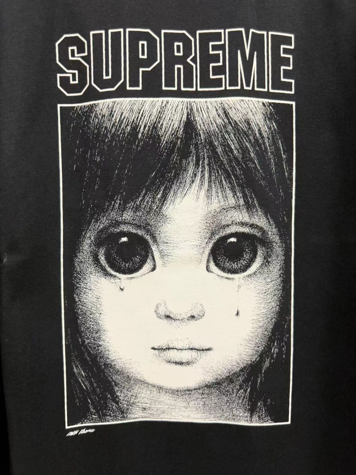 Supreme Margaret Keane Teardrop Tee Blackブラック