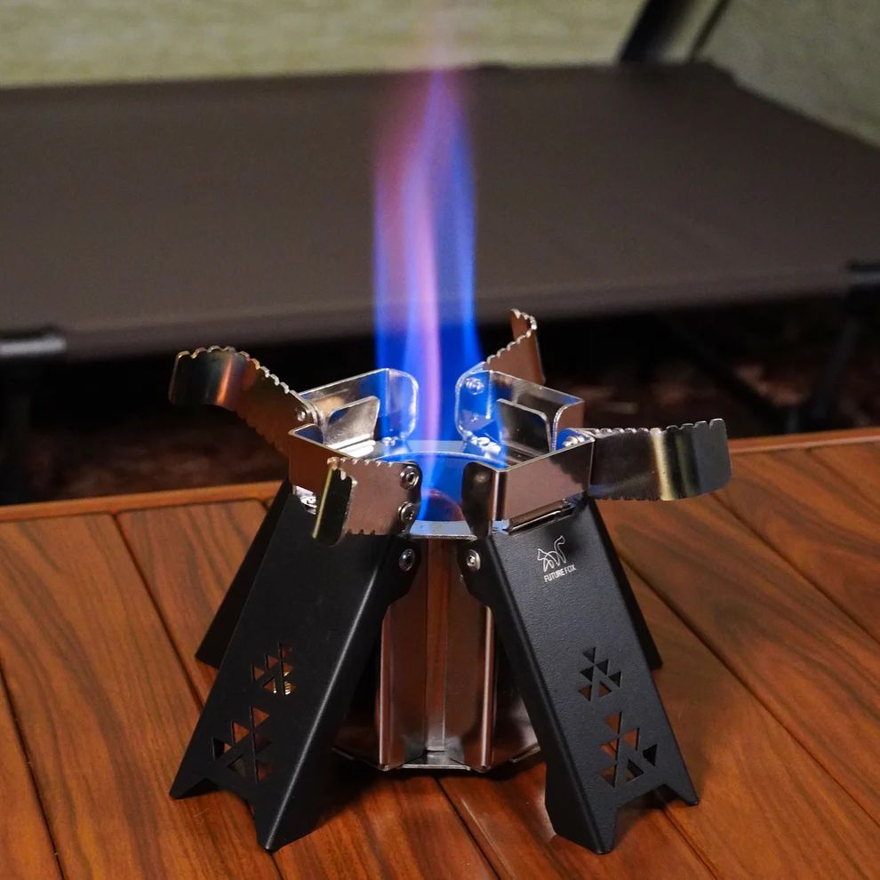 FUTUREFOX FOX-BLAZE フォックスブレイズ 五徳付き アルコールバーナー アルコールストーブ アルスト 高火力 コンパクト キャンプ 防災 アウトドア