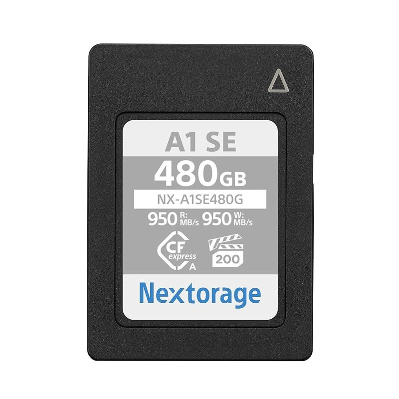 Nextorage 日本メーカー CFexpress Type A 480GB VPG200 最大読出し速度950MB|s 最大書込み速度950MB|s ソニーαシリーズ動作 済み NX-A1SE480G ネクストレージ メモリーカード