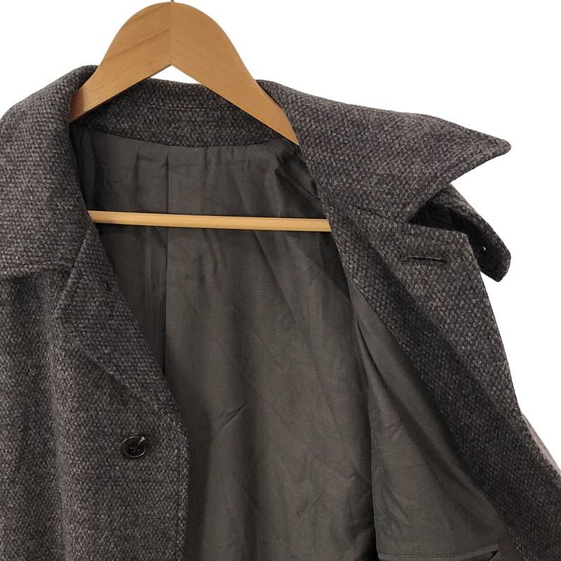 美品】 URU / ウル | 2023AW | KNIT MELTON BALMACAAN COAT ニット