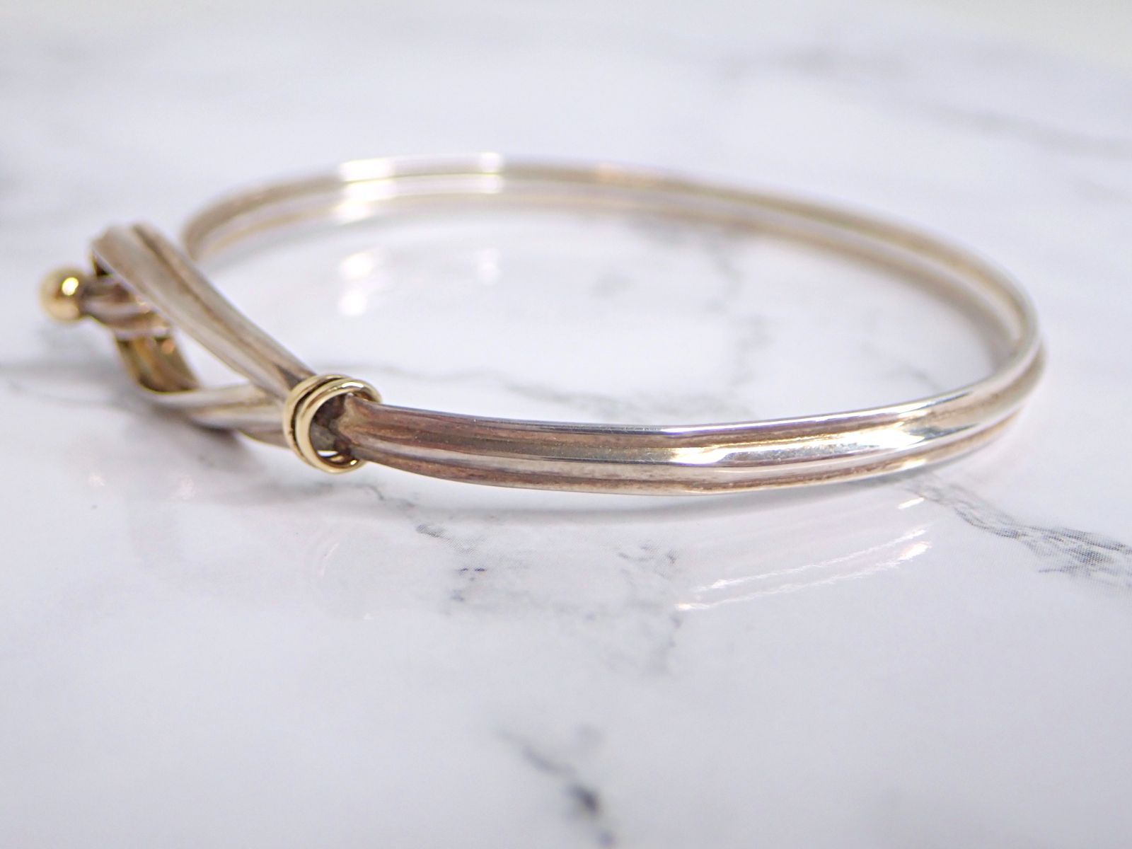Tiffany ティファニー ブレスレット バングル フック&アイ