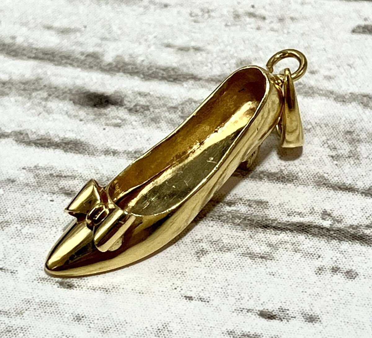 K18 トップ 約0.01ct ハイヒール 約2.4g