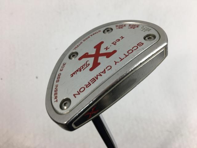【中古ゴルフクラブ】タイトリスト スコッティ・キャメロン RED X オリジナルスチール パター【14日間返品OK】