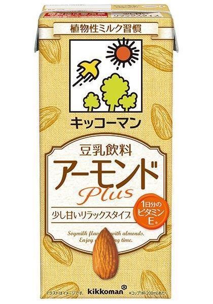 キッコーマン 豆乳飲料 アーモンドPlus 砂糖不使用 1000ml×18本