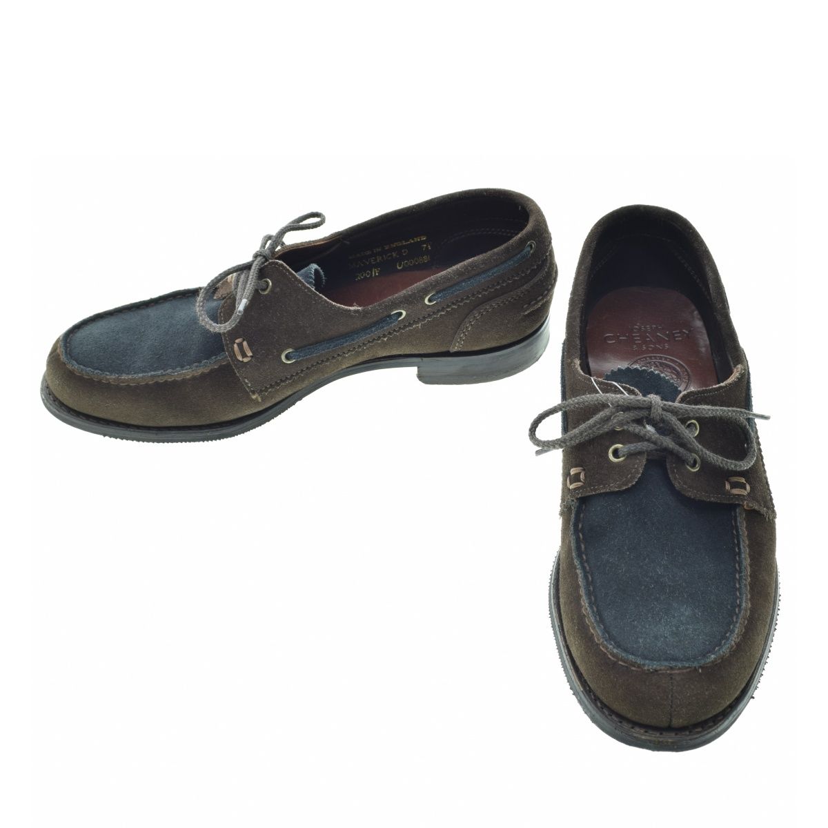 CHEANEY】MAVERICK カストロスエード バイカラーレザーシューズ - メルカリ 