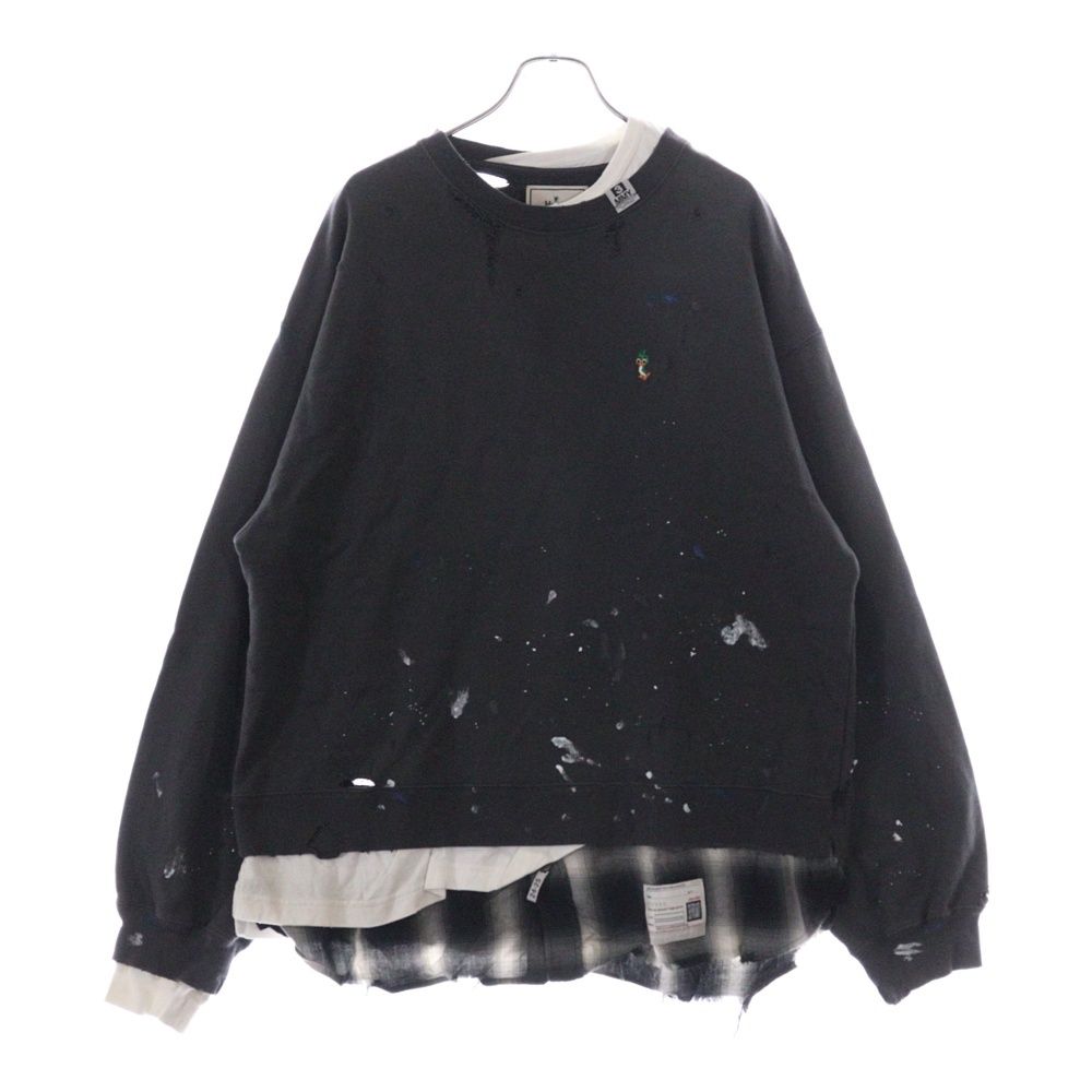 Maison MIHARA YASUHIRO - 【24AW】ブリーチ加工 プルオーバー