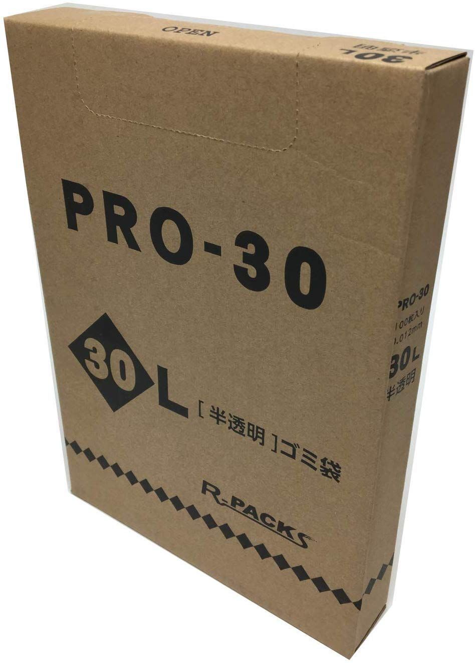 匿名配送】30L 収納に便利な 半透明 箱入り ポリ袋 ゴミ袋 PR-332 アルフォーインターナショナル 100枚入 - メルカリ