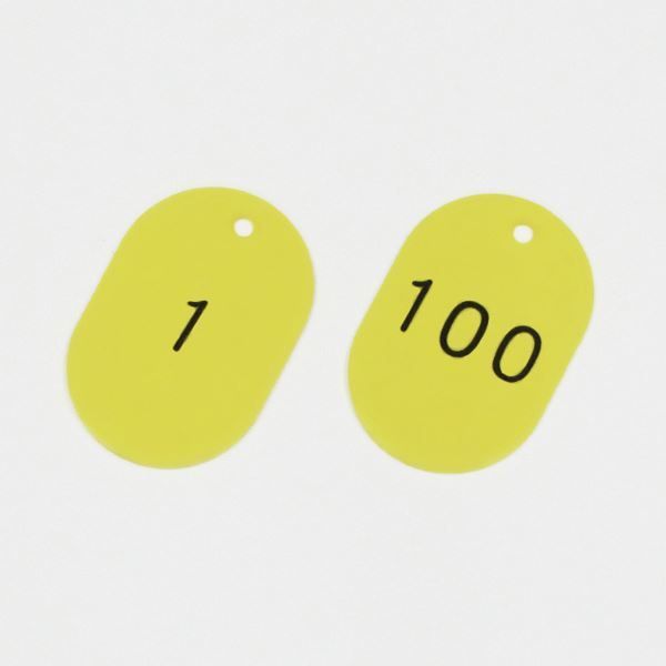 番号小判札 小判札453 Y 1〜100 イエロー 1組