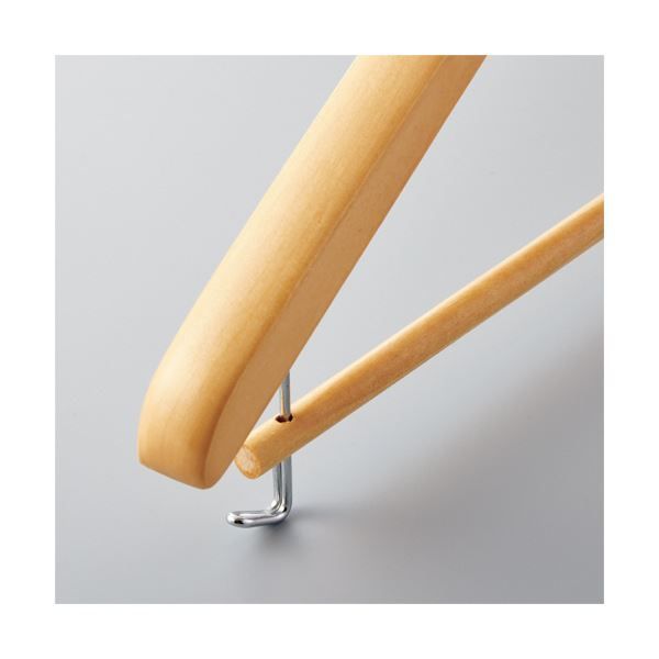 まとめ ニーズ 木製ハンガー 木と生活ナチュラル 43cm H-9430S2 1箱 2本 ×10セット