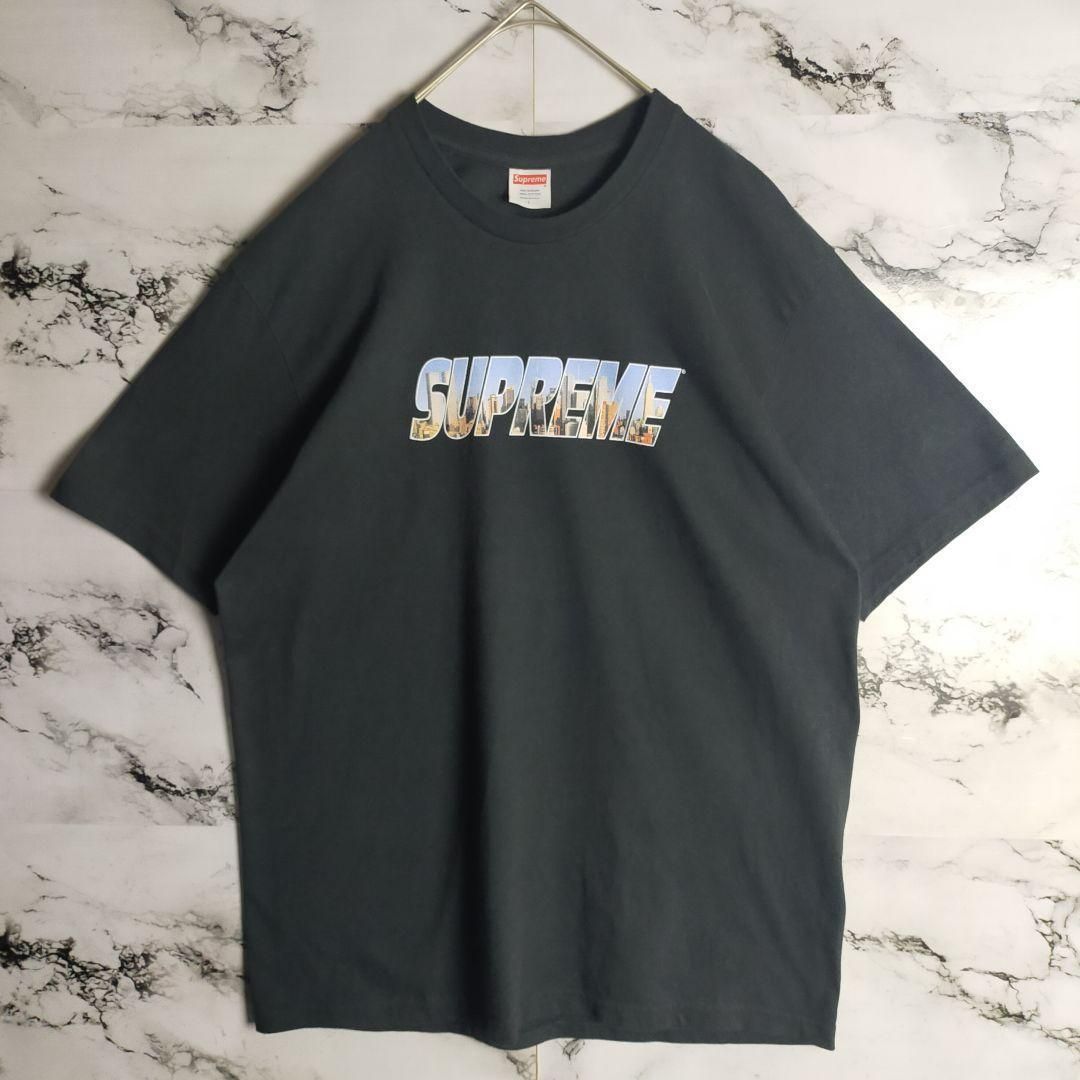 【即完売モデル】シュプリームファイヤロゴ Tシャツ 入手困難 Lサイズ 人気Lサイズ】シュプリーム☆ビッグロゴ ロゴ入りTシャツ 入手