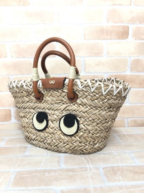ANYA HINDMARCH アニヤ ハインドマーチ トート＆トップハンドルバッグ ベージュ 111425806