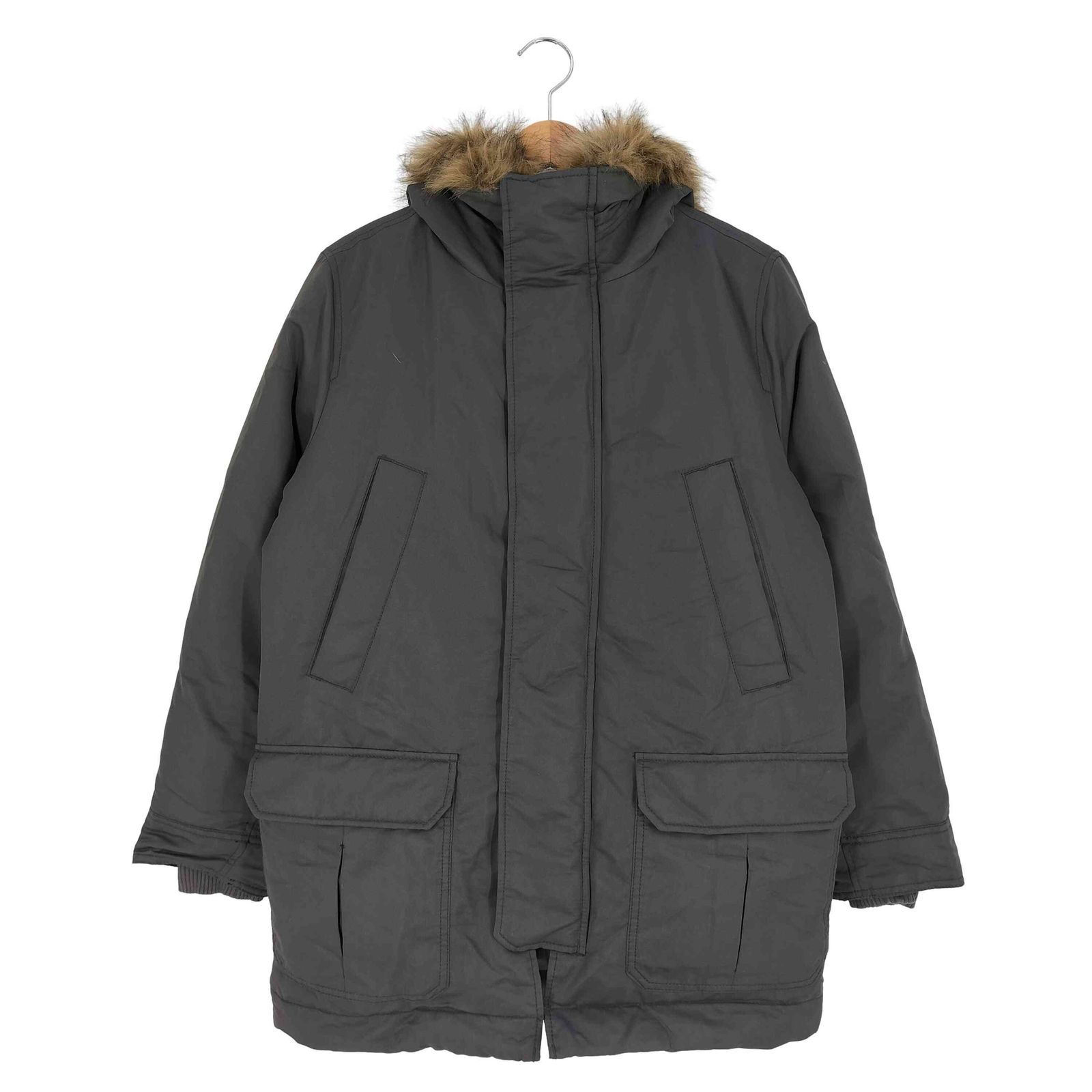 ギャップ Gap フェイクファー フード裏フリース フーデッドダウン 
