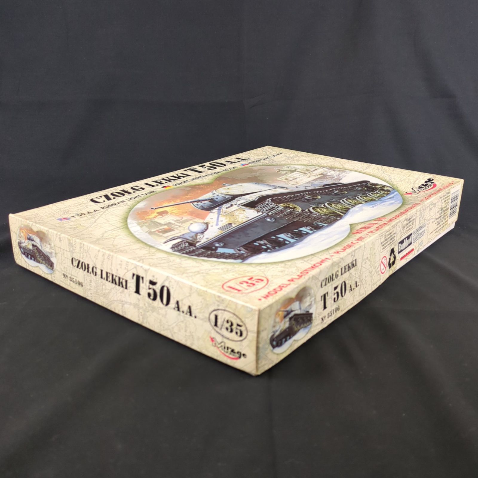 輸入キット 品 PPHU MIRAGE HOBBY 35106 1 35 Tank T-50 Aplic Armor T-50 アプリクアーマー