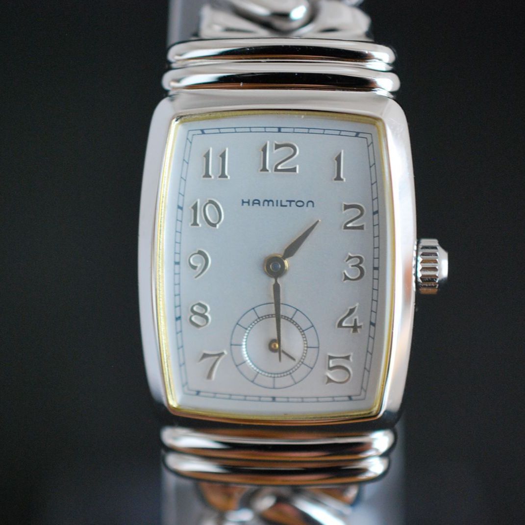 222 【美品 稼働】HAMILTON Ardmore 6249 Dial Gold Small second