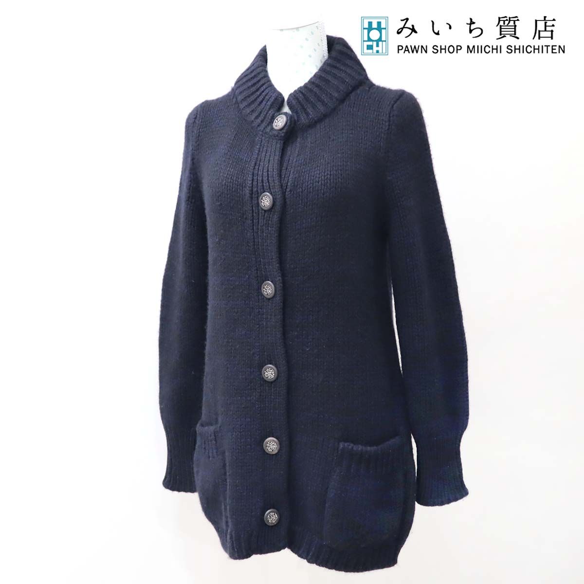 シャネル CHANEL カーディガン セーター カシミア 38 M1087 - メルカリ