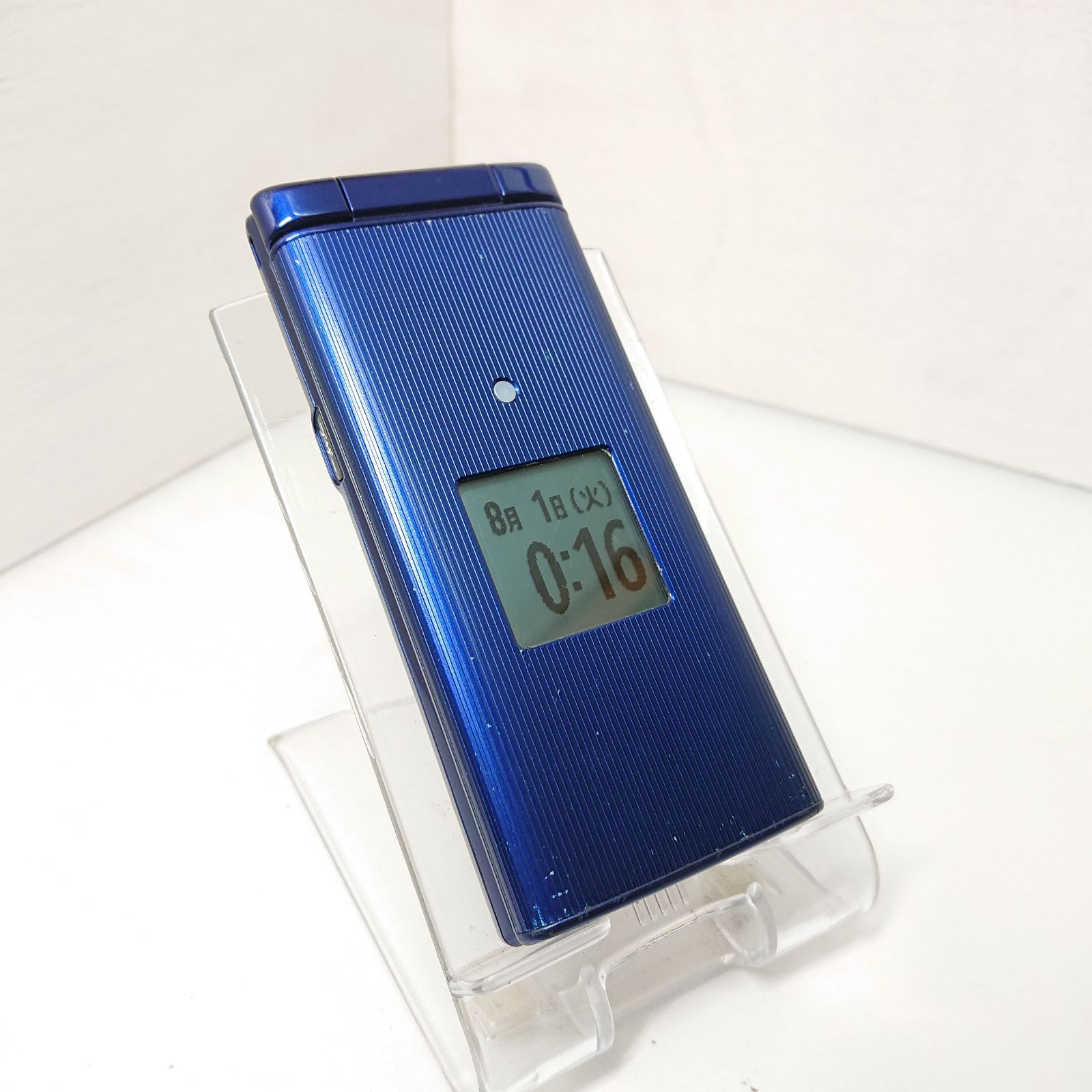 KYF38 au かんたんケータイ 白ロム ロイヤルブルー 携帯電話 かんたん