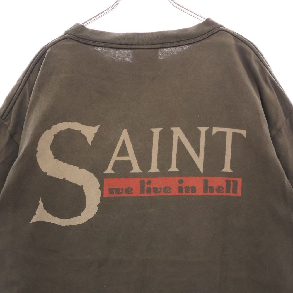 SAINT MICHAEL (セントマイケル) 23SS SS TEE/WE LIVE HELL SM-S23