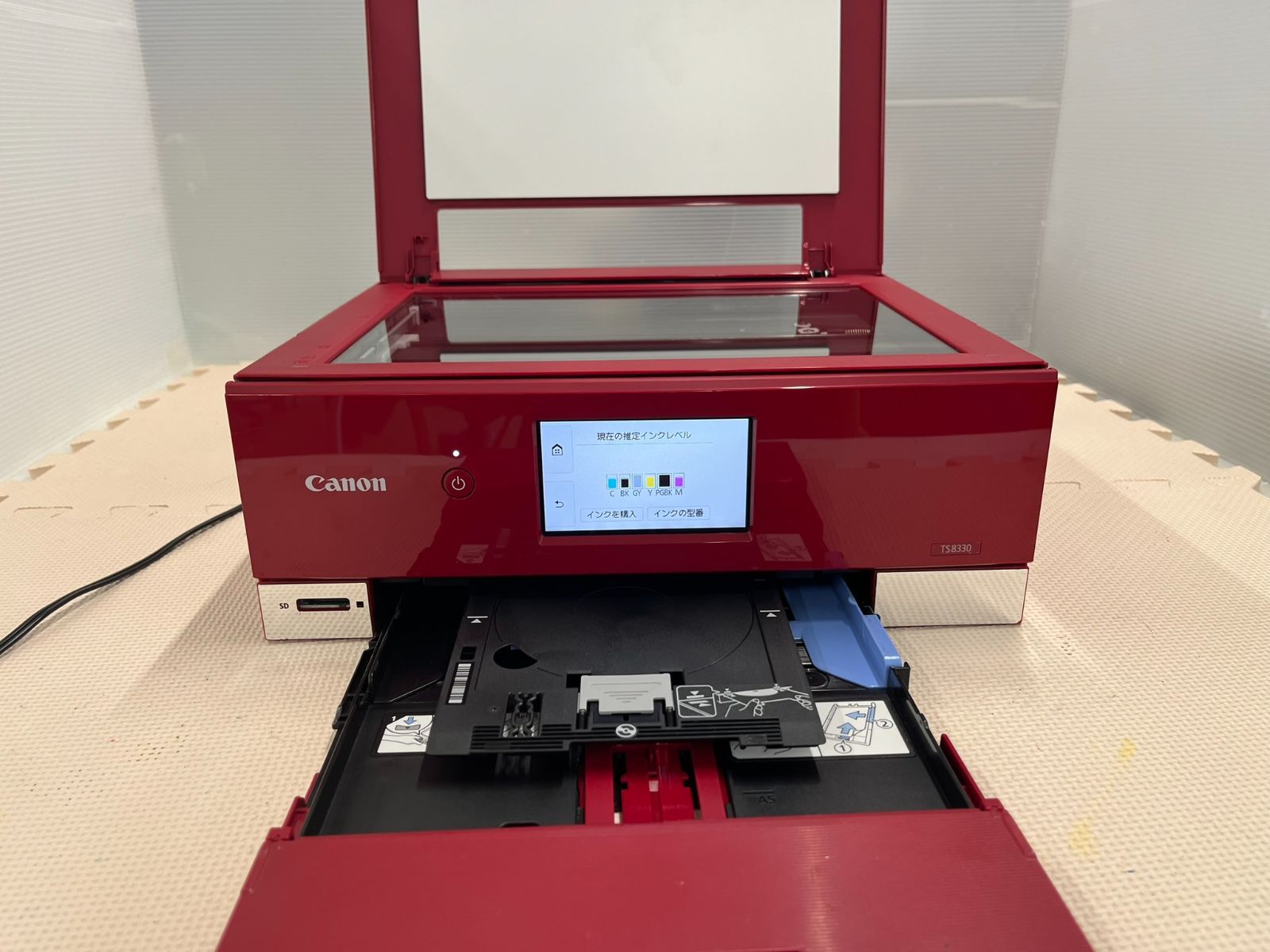 M39127 canonキャノン プリンター TS8330 赤 - メルカリ