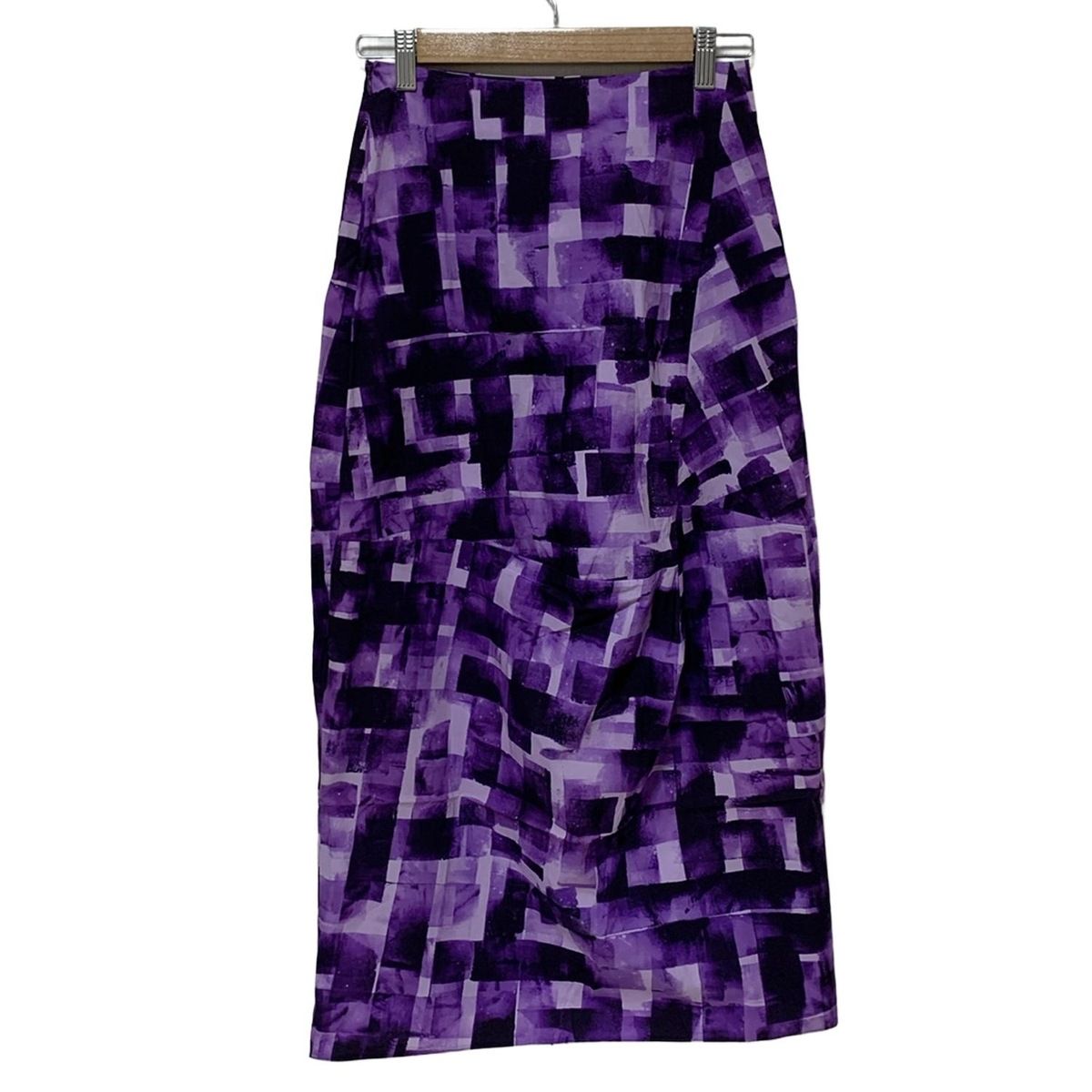 MARNI マルニ ロングスカート サイズ36 S レディース - パープル×ライトパープル コットン コットン
