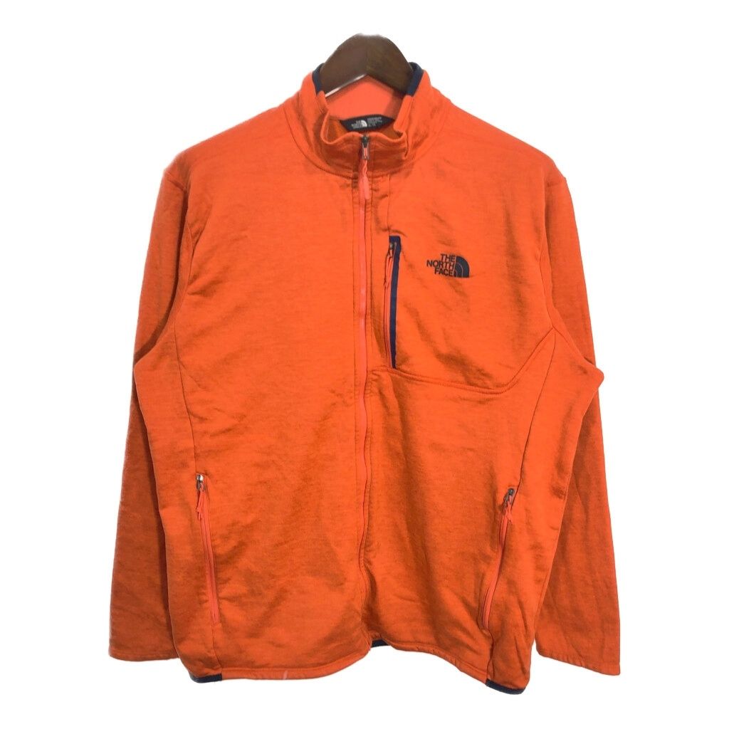 THE NORTH FACE ノースフェイス フリースジャケット アウトドア オレンジ (メンズ XL) 中古 古着 T3378