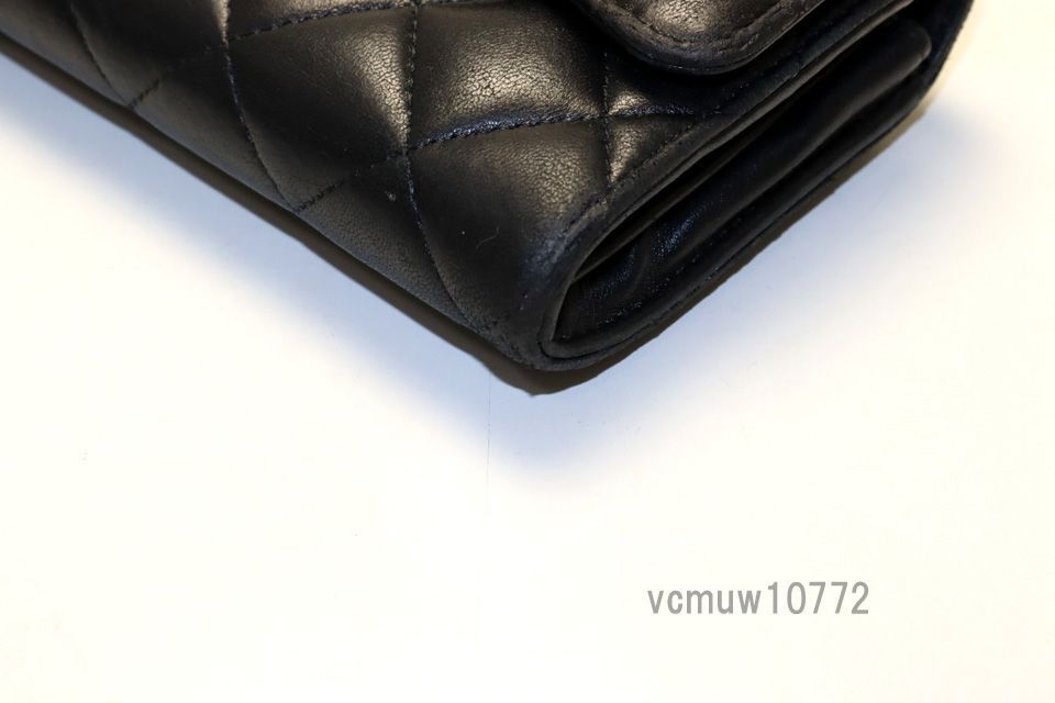 近年モデル希少美中古□CHANEL 31番台 マトラッセ GD金具 レザー 2  