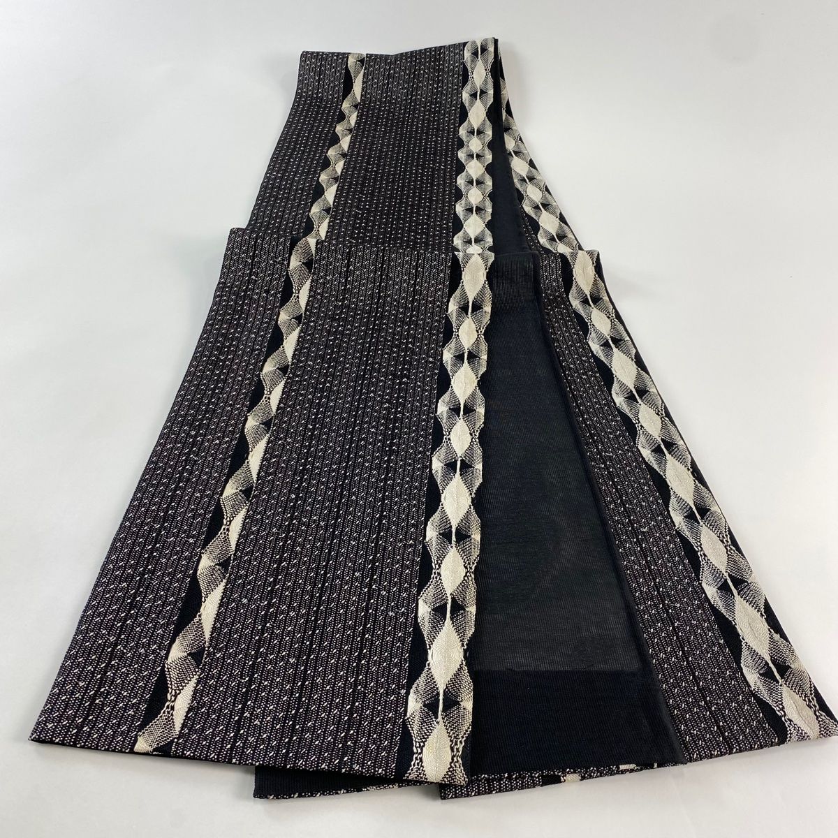 袋帯 幾何学模様