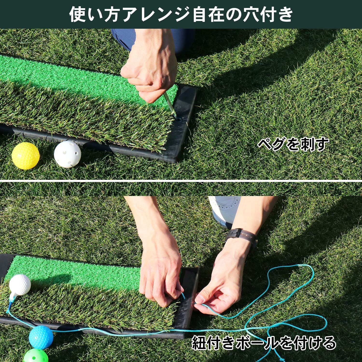 (未使用･未開封品)　Tabata(タバタ) ゴルフ ショット用マット ゴルフ練習用 ショットマット 282 135×390mm ラバースポンジ付 フルショット対応 GV0282 ar3p5n1 数量限定】Tabata(タバタ) ゴルフ ショットマット ショット用