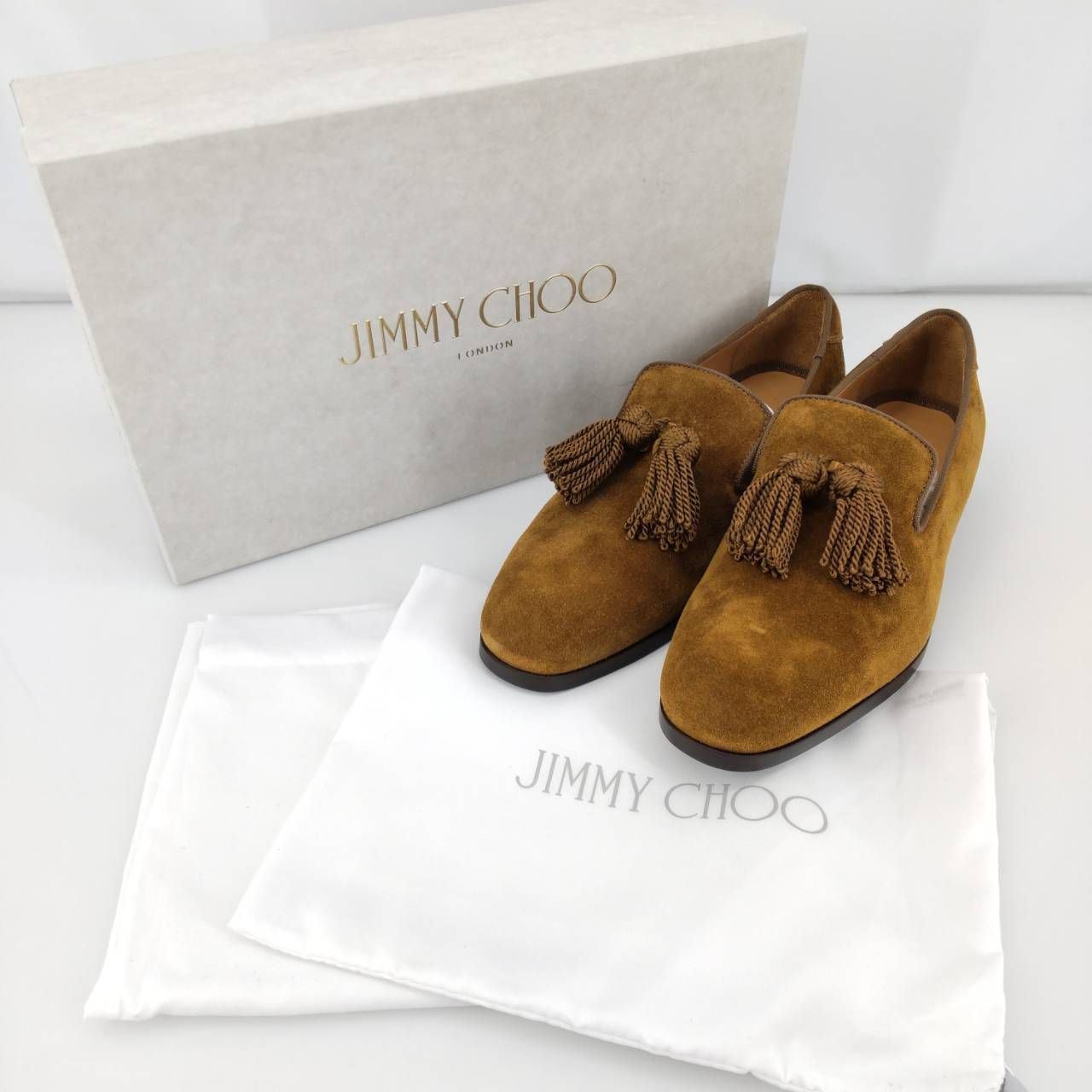 05m0137 【JIMMY CHOO】 ジミーチュウ FOXLEY SUGAR タッセル付き