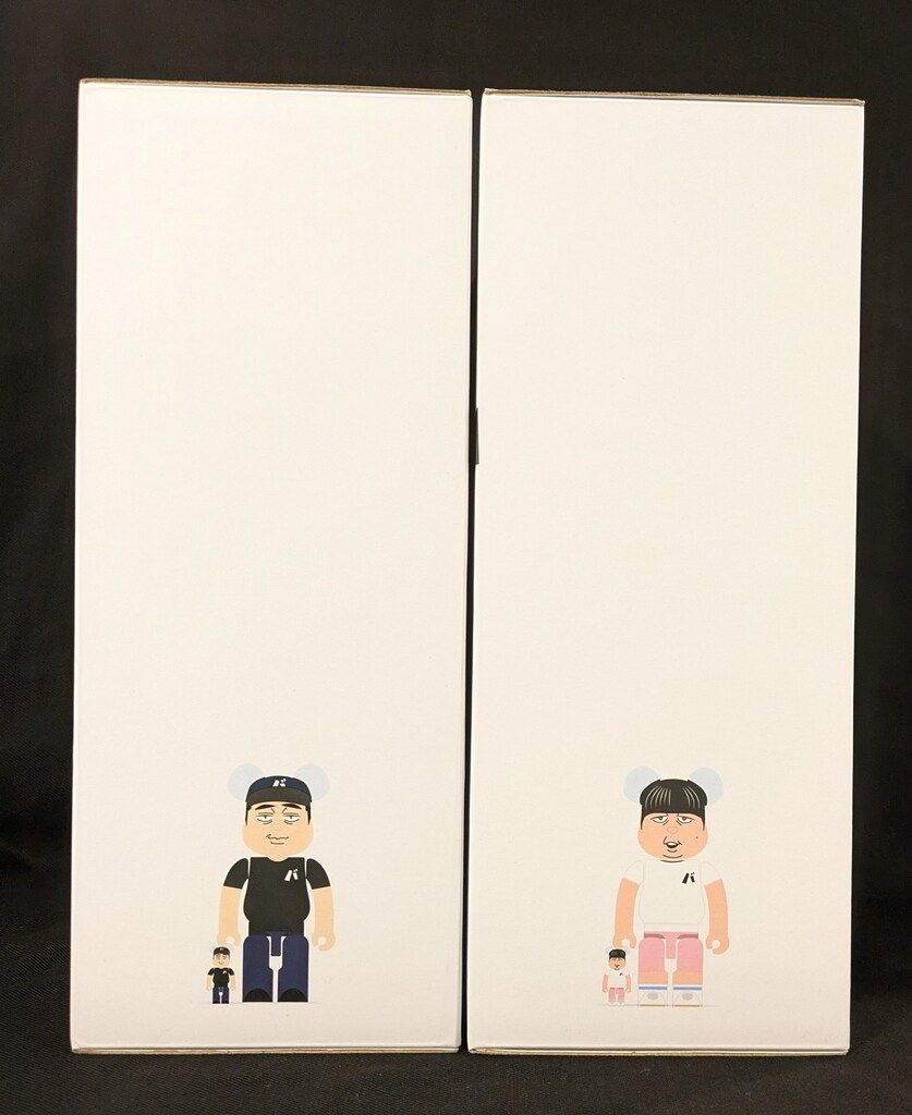 バナナマン ベアブリック 設楽統 日村勇紀 100%&400% 2体セット 新品