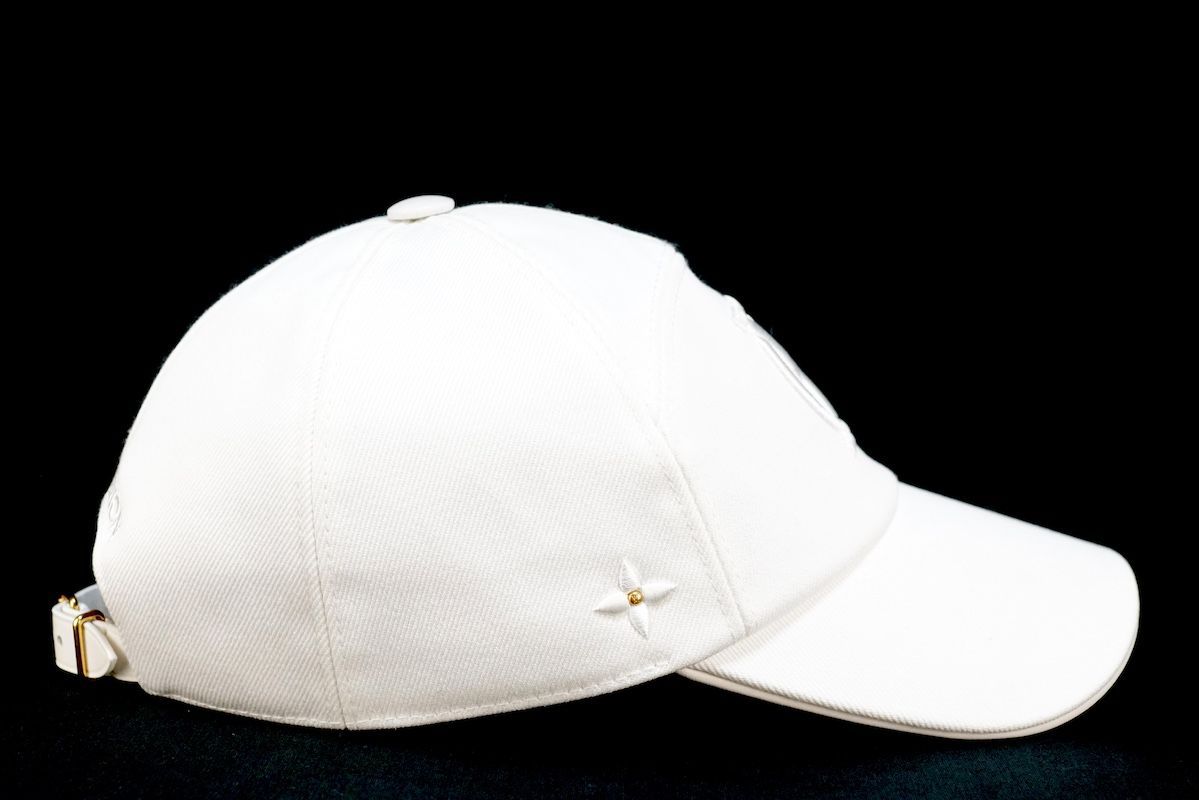 2025SS LOUISVUITTON ルイヴィトン LV Logo City Cap LVロゴ シティ キャップ ホワイト ワンサイズ M7044M