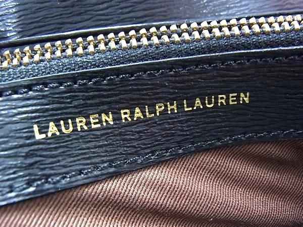 □美品□ LAUREN RALPH LAUREN ローレンラルフローレン レザー