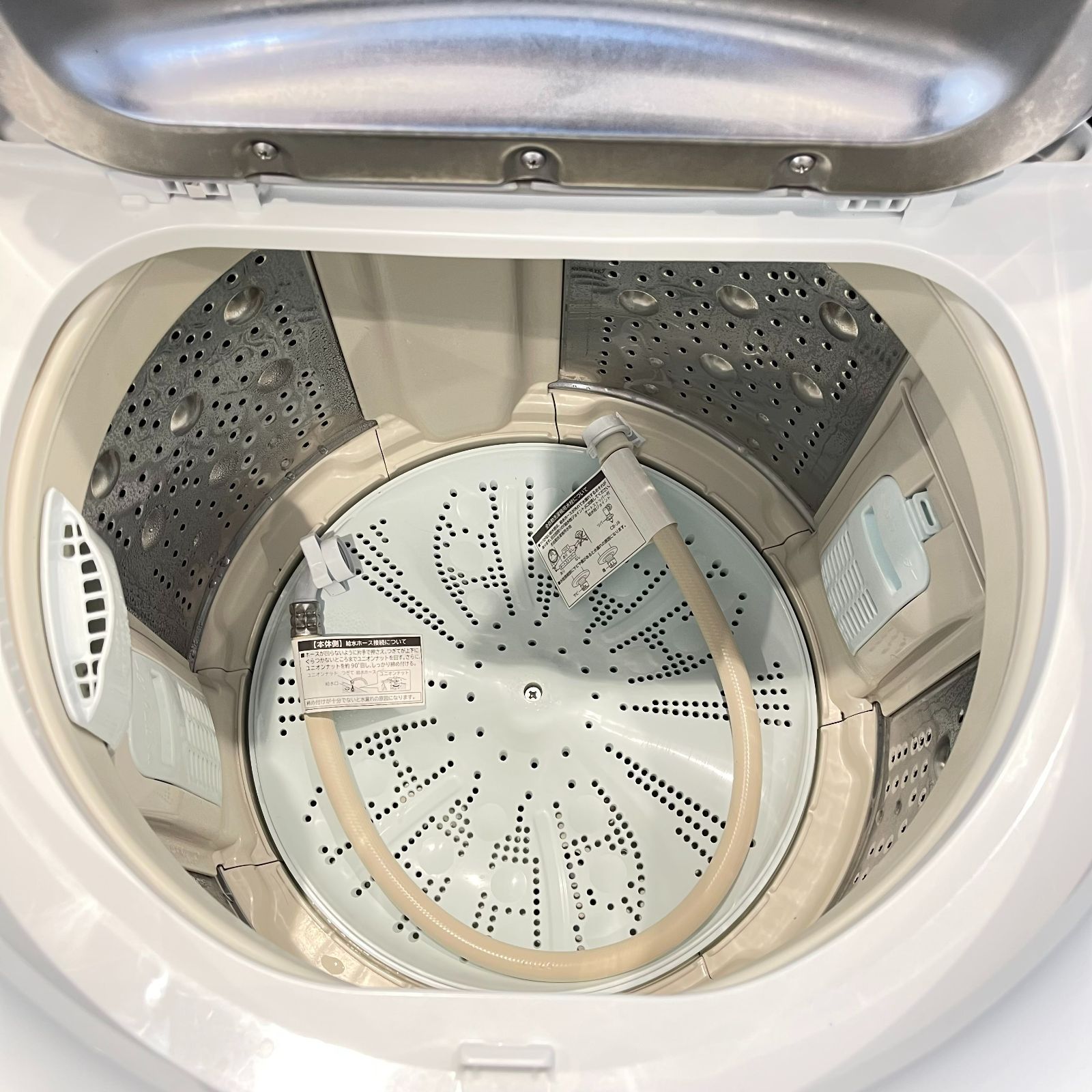 地域限定送料無料 美品日立 縦型洗濯乾燥機 2017年製 洗濯量9㎏/乾燥量