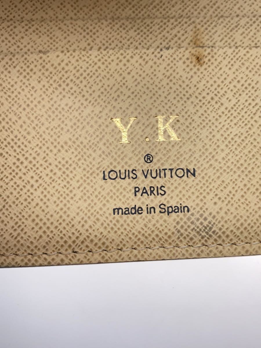 LOUIS VUITTON ポルト・ビエ・カルト・クレディ・モネ_ダミエ・アズール_WHT PVC ホワイト メンズ