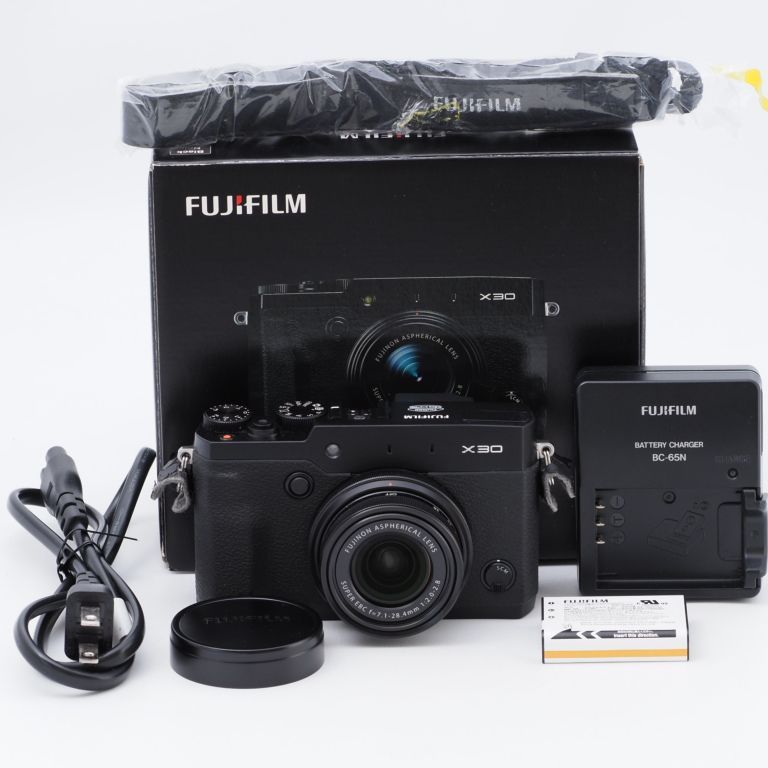 FUJIFILM プレミアムコンパクトデジタルカメラ X30 ブラック FX-X30B