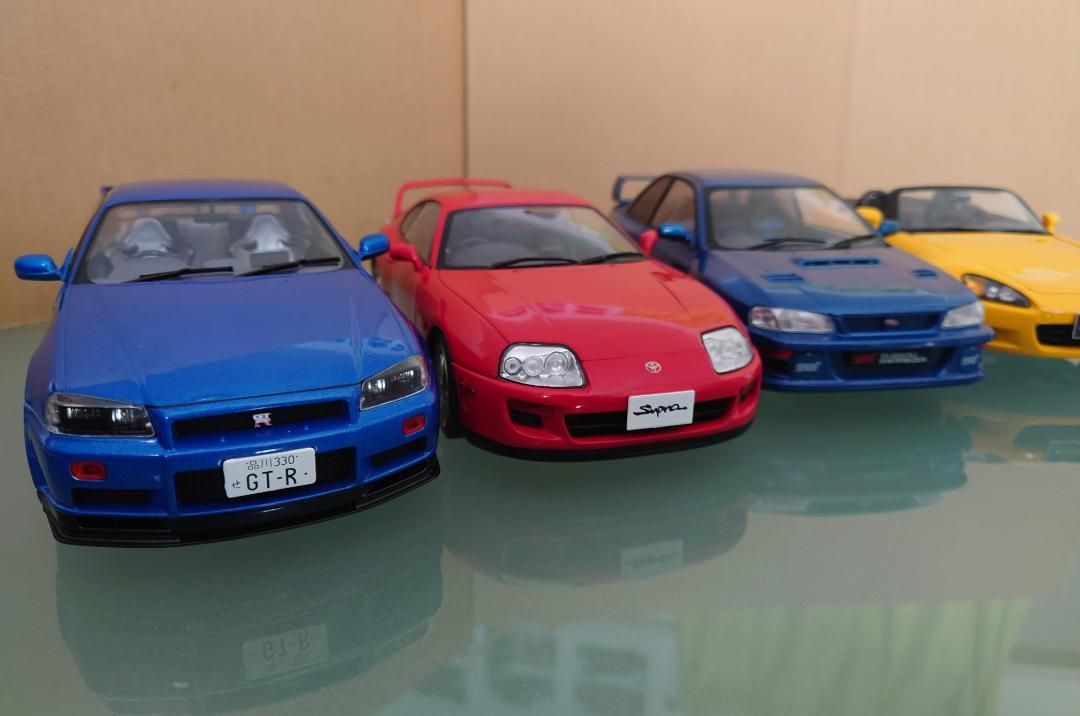 1/18 トヨタ スープラ JZA80 レッド TOYOTA SUPRA ソリド - メルカリ