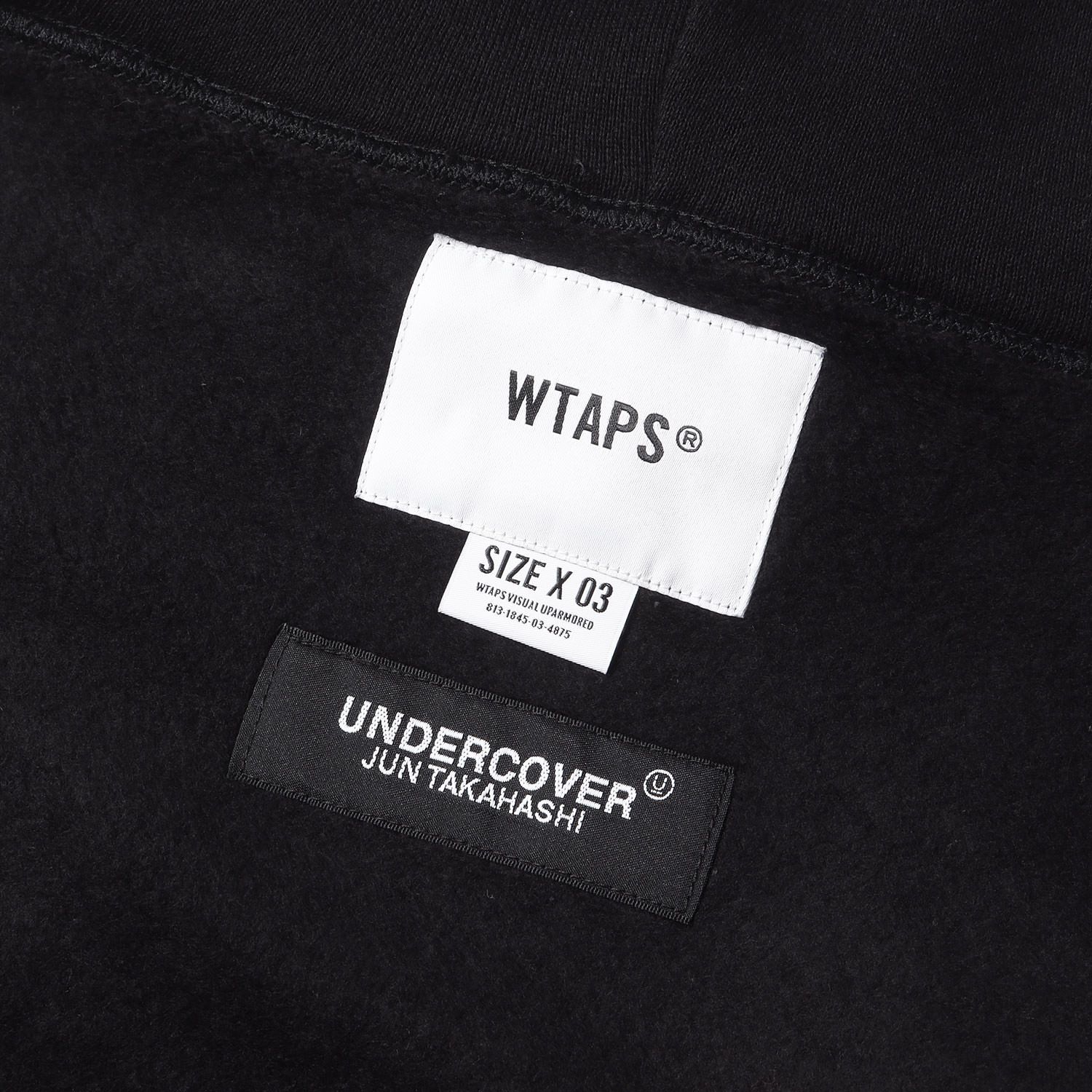 新品】WTAPS ダブルタップス パーカー ブラック 黒 サイズ:L