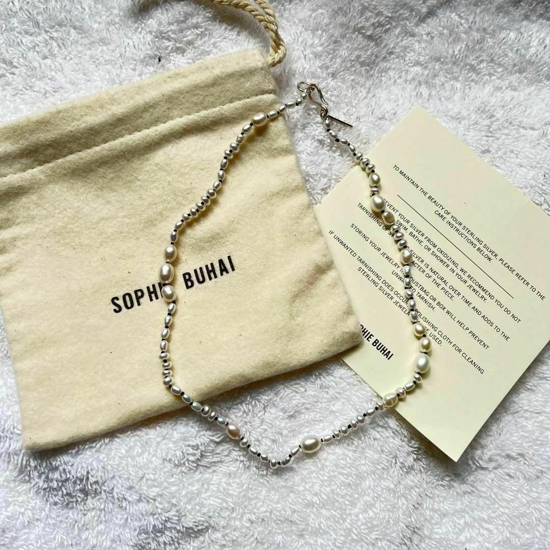 新品 SOPHIE BUHAI ソフィーブハイ ホワイト パール ネックレス - メルカリ
