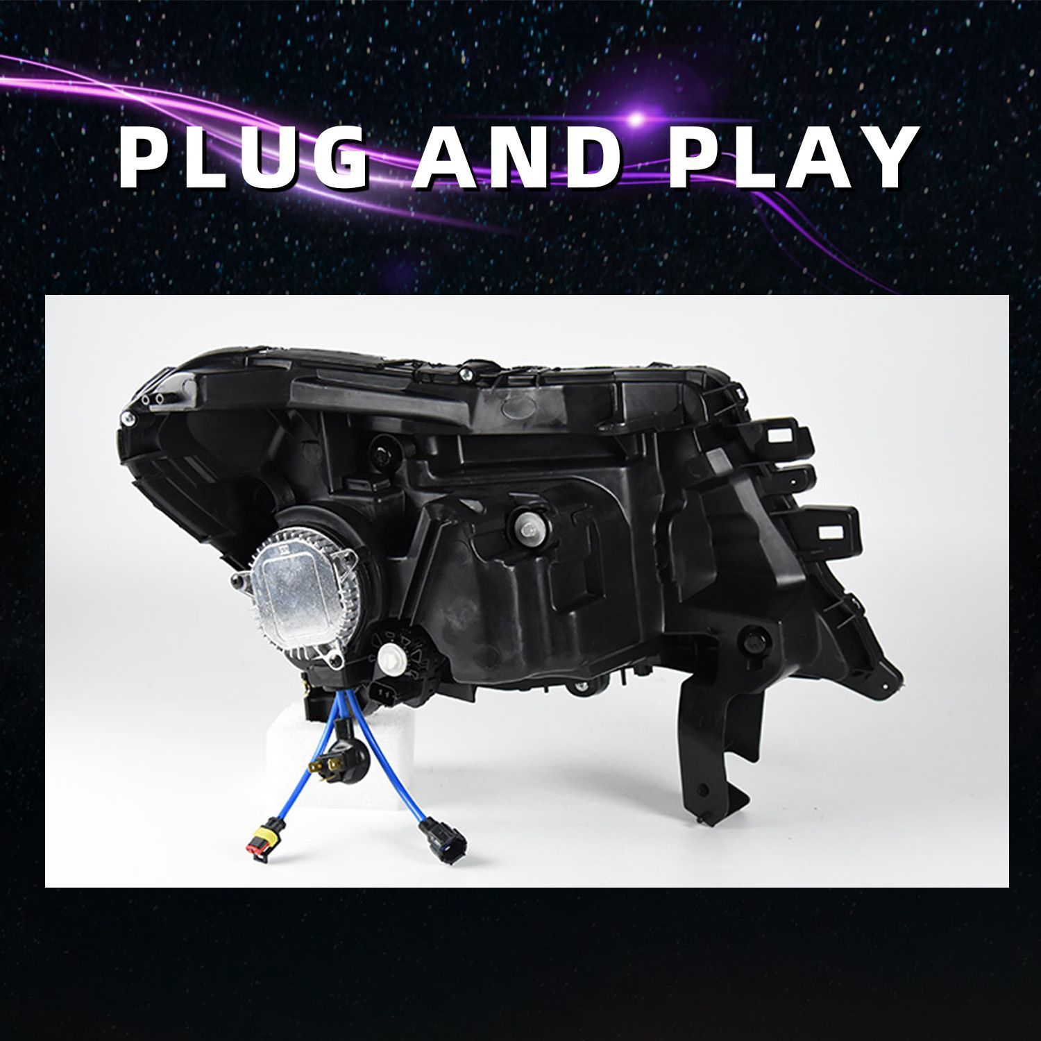 NAVARA LEDカスタムヘッドライト