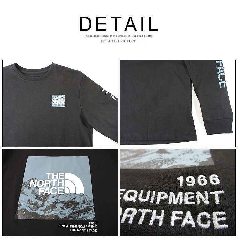 希少 THE NORTH FACE ノースフェイス ロングスリーブロゴプレイTシャツ