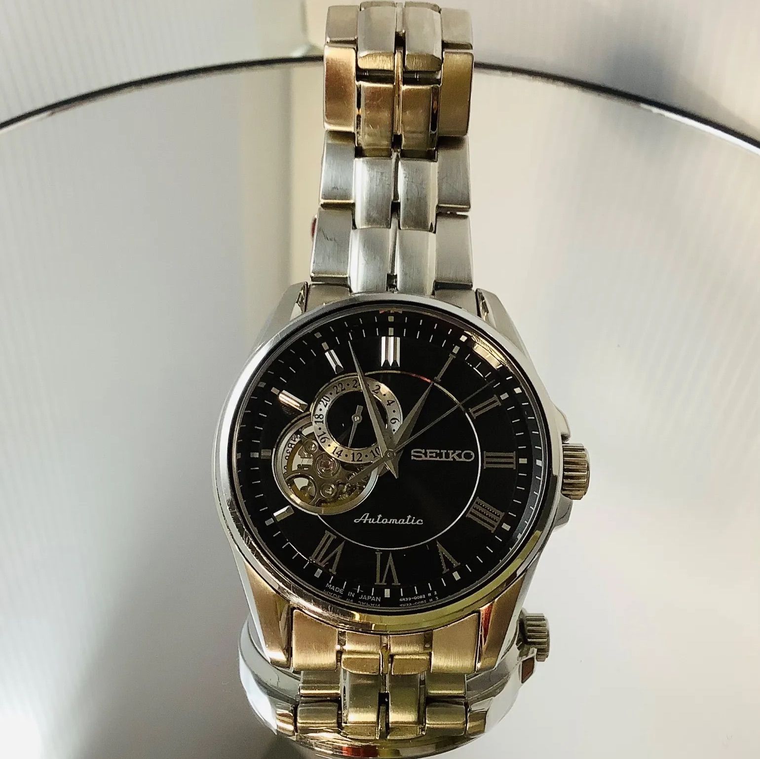 SEIKO プレサージュ 4R39 自動巻き 腕時計 SEIKO プレサージュ 4R39-00B0 自動巻き 腕時計